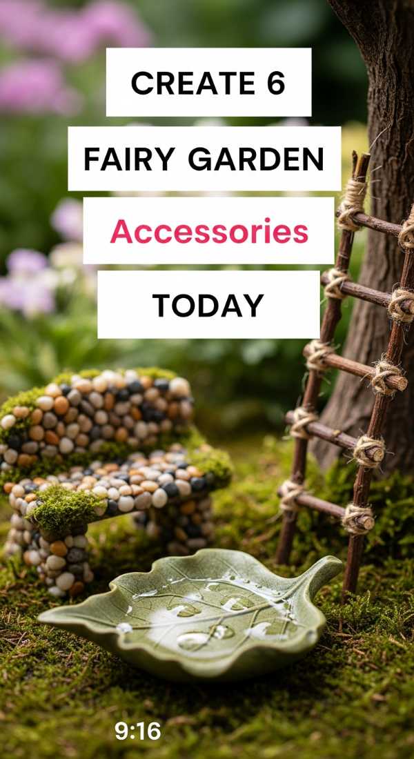 Create 6 Diy Fairy Garden Accessories Today 69fdc296cd155