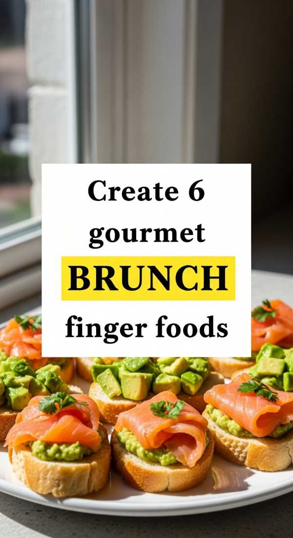 Create 6 Gourmet Brunch Finger Foods 6a1429682109a