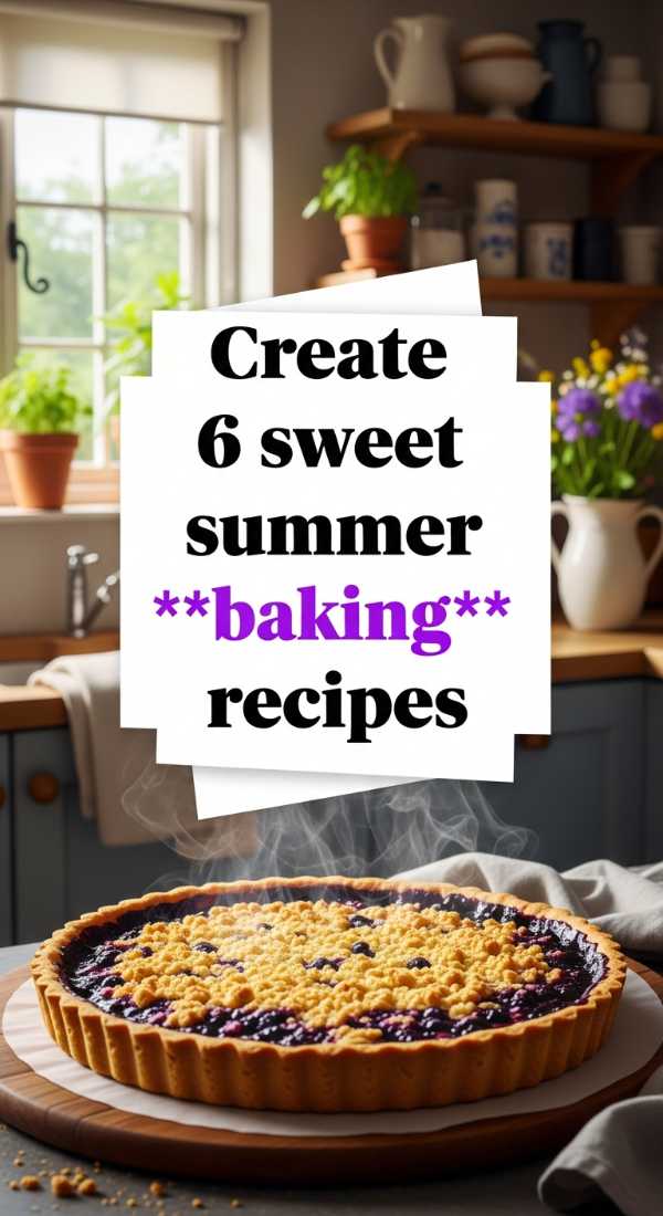 Beat the Heat: Your Essential Summer Cookbook for Stress-Free Dining Create 6 Sweet Summer Baking Recipes 6a070b7ac1641
