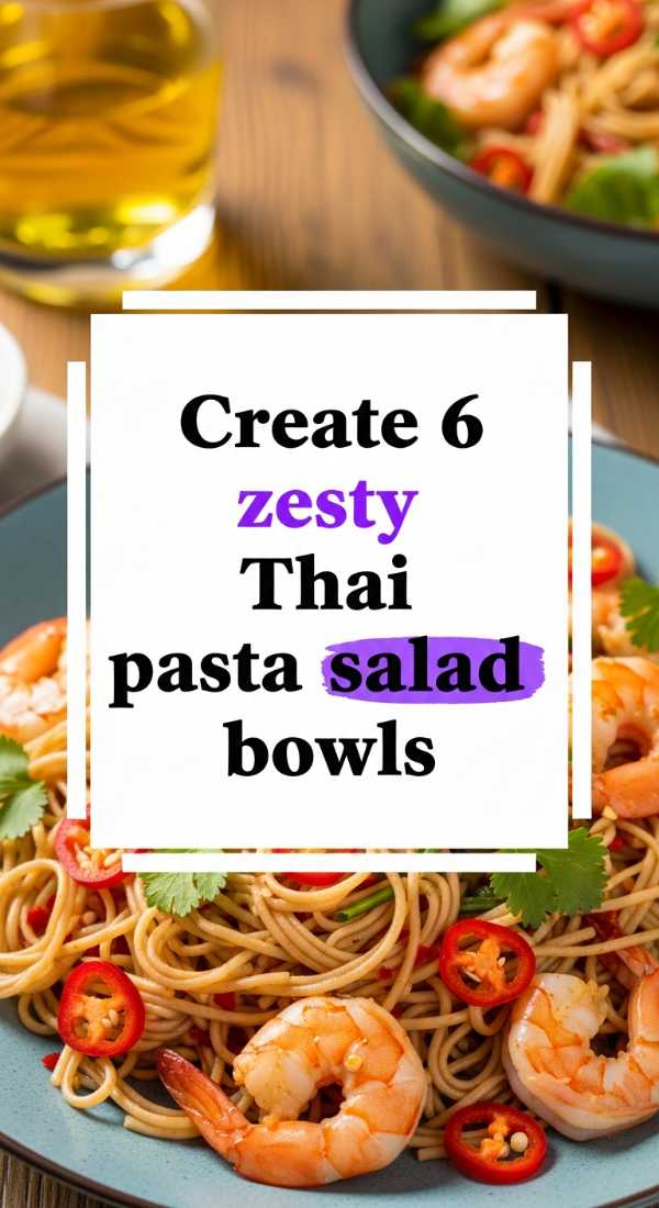Create 6 Zesty Thai Pasta Salad Bowls 6a1098ac870c1