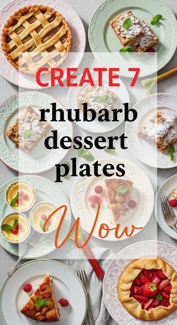 Create 7 Stunning Rhubarb Dessert Plates Tonight 69f721fb38703
