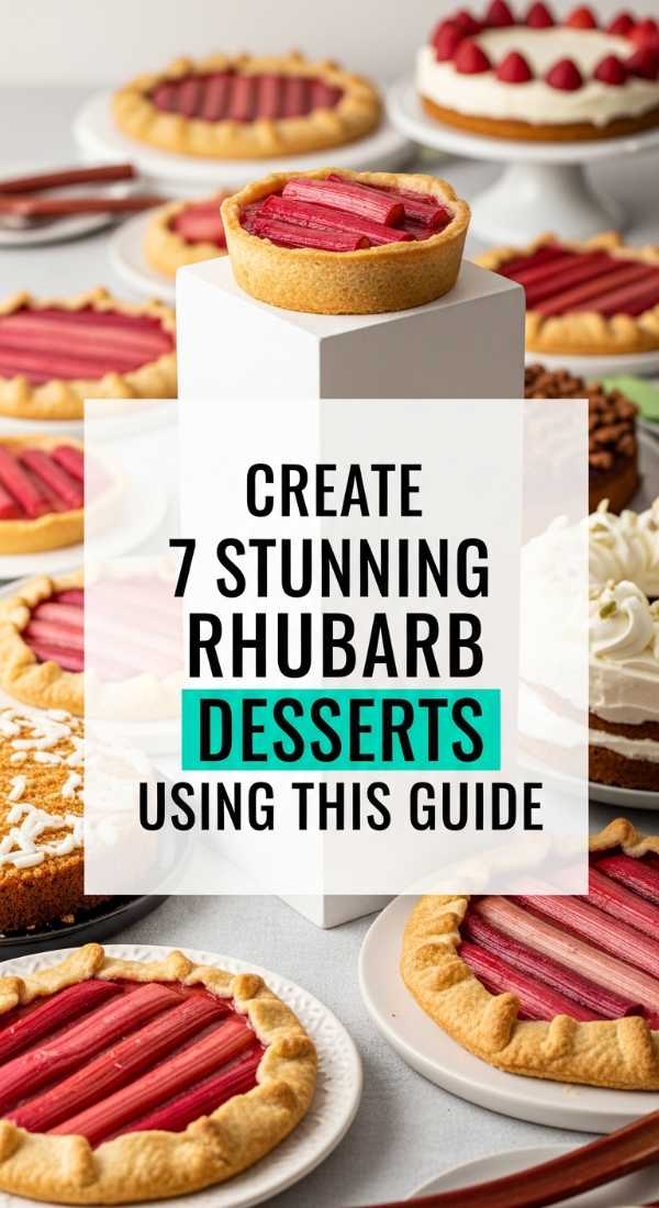 Create 7 Stunning Rhubarb Desserts Using This Guide 6a001a87aebb0