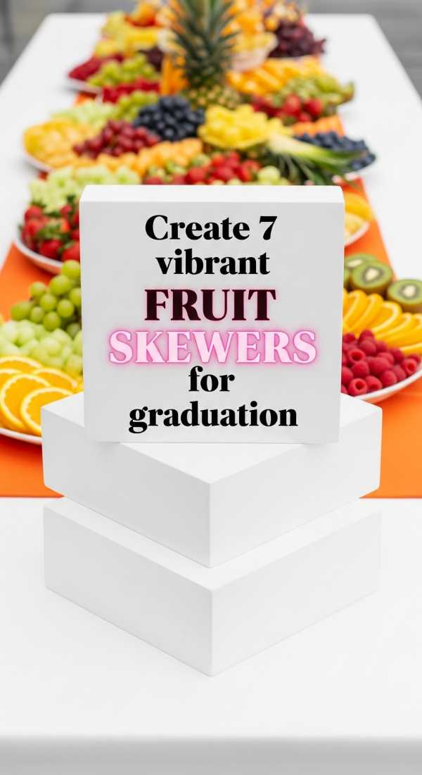 Create 7 Vibrant Fruit Skewers For Graduation 6a031c2391c2f