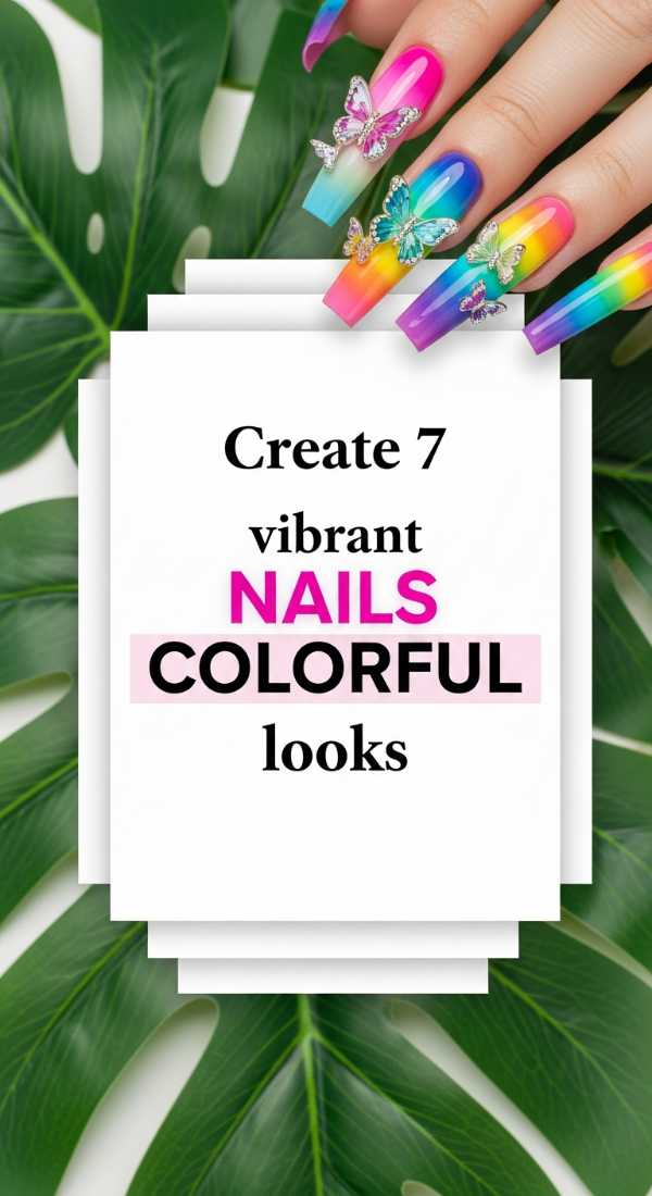 Create 7 Vibrant Nails Colorful Looks 6a0f0dd42ffed