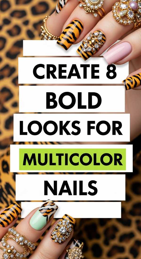 Beyond the Polish: Stunning 3D Nail Art Designs You Can Do at Home Create 8 Bold Looks For Multicolor Nails 6a0f11233b5a8