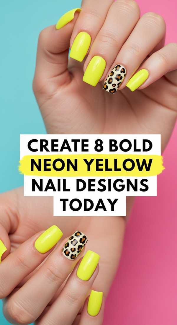 Next-Gen Mani: Top 5 Summer 2026 Nail Art Trends You Need to Try Create 8 Bold Neon Yellow Nail Designs Today 6a059b585b30a
