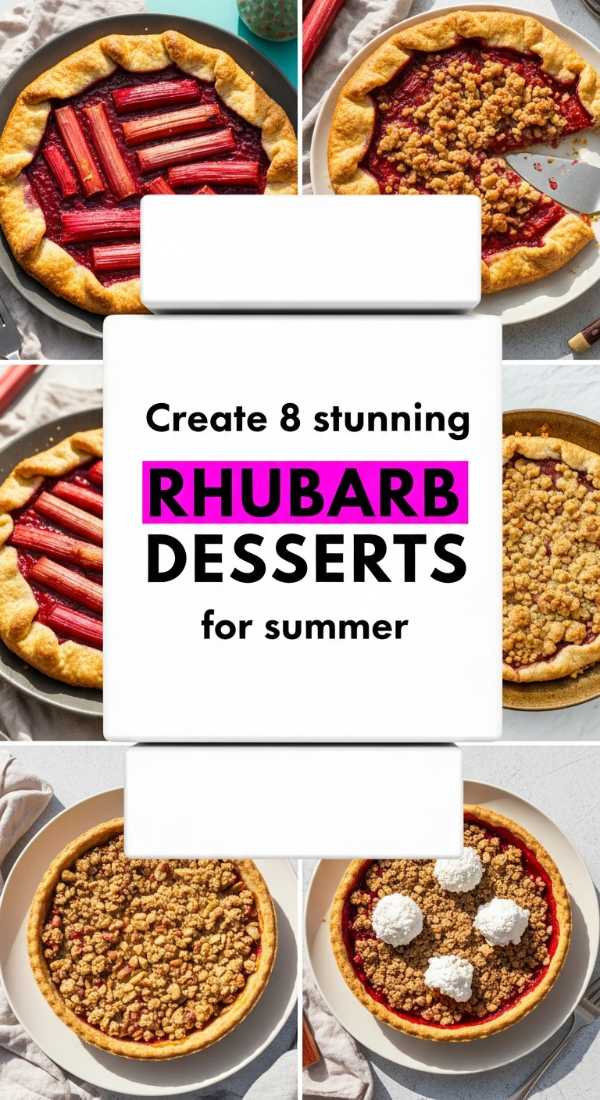 Create 8 Stunning Rhubarb Desserts For Summer 69fc19046e411