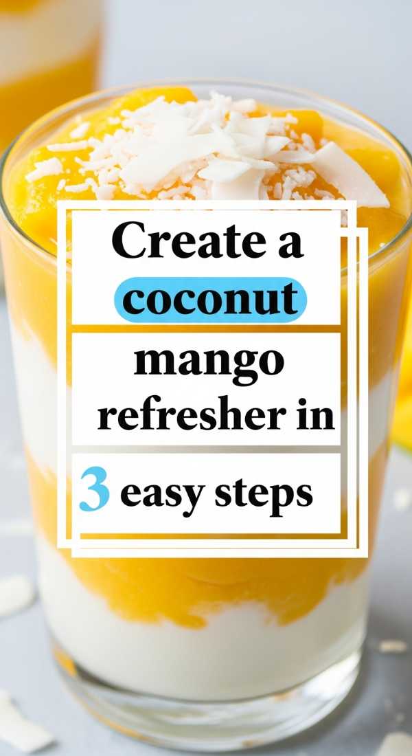 Create A Coconut Mango Refresher In 3 Easy Steps 69f47c6606aed