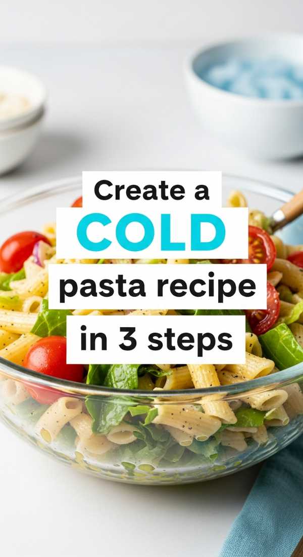 Create A Cold Pasta Recipe In 3 Steps 6a1097c29769c
