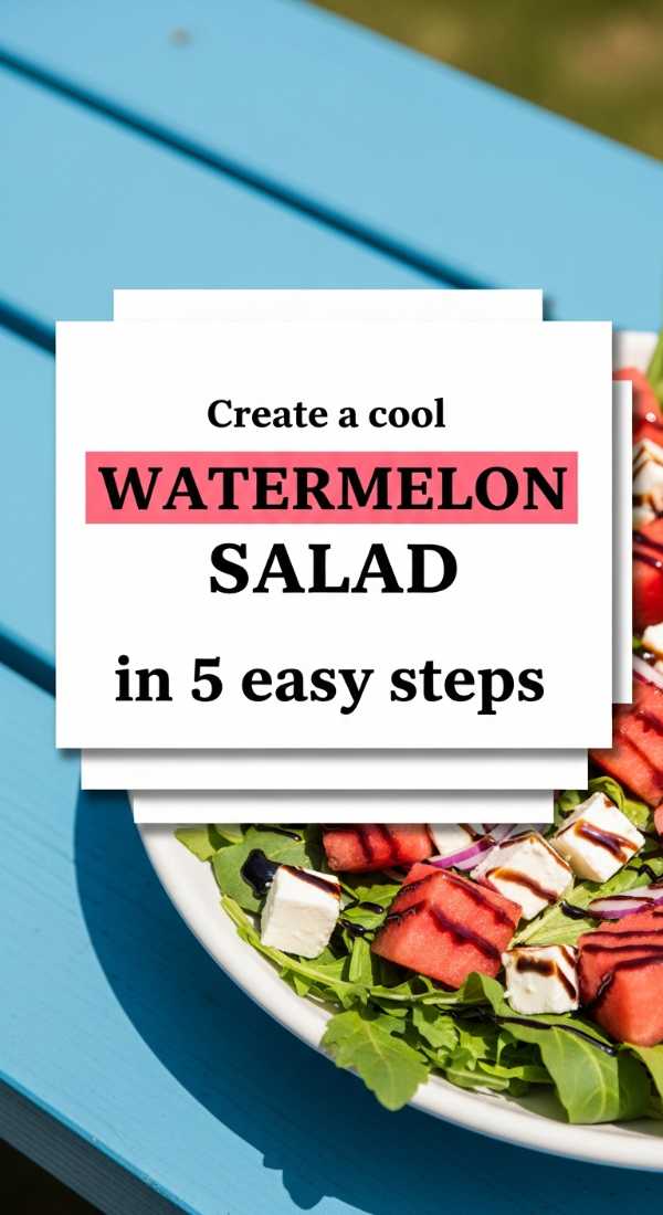 Create A Cool Watermelon Salad In 5 Easy Steps 6a070cee3f936