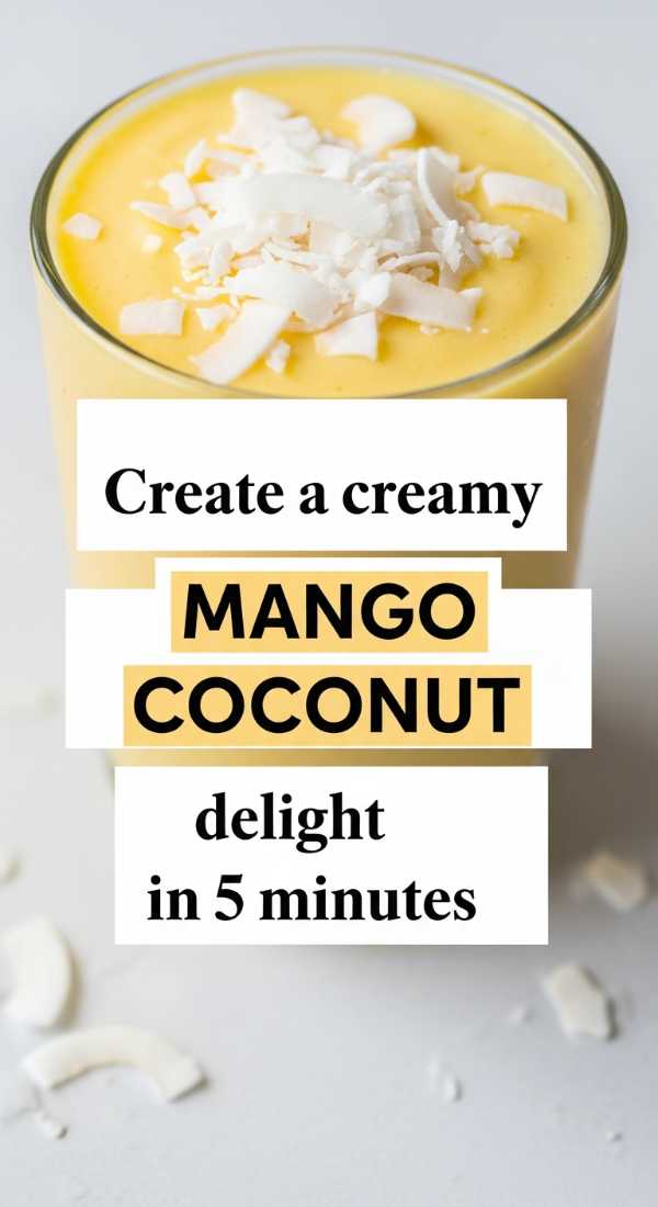 Create A Creamy Mango Coconut Delight In 5 Minutes 69f47c644abff