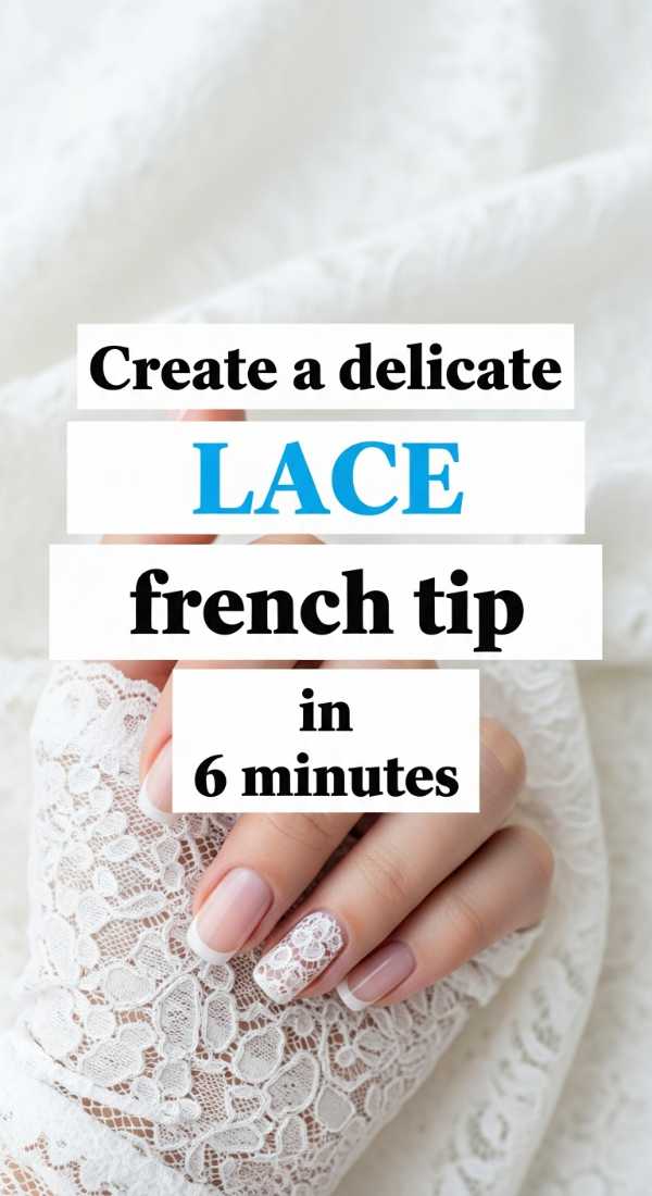 Create A Delicate Lace French Tip In 6 Minutes 6a1a996cc4310