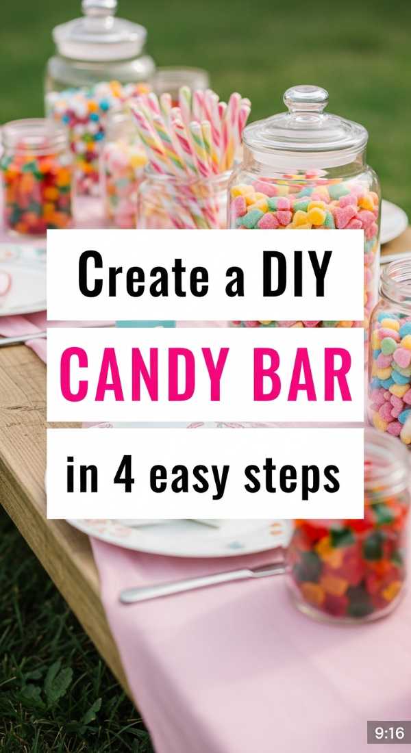 Picnic Goals: 7 Secrets to Hosting an Instagram-Worthy Outdoor Soiree Create A Diy Candy Bar In 4 Easy Steps 6a057d9259c3c