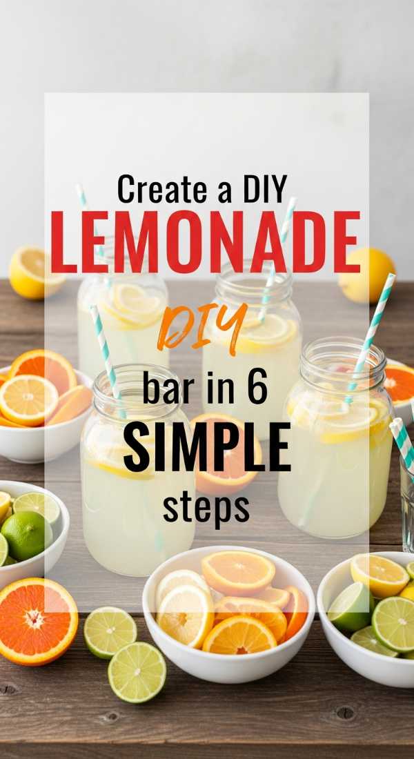 Create A Diy Lemonade Bar In 6 Simple Steps 6a0031be32278
