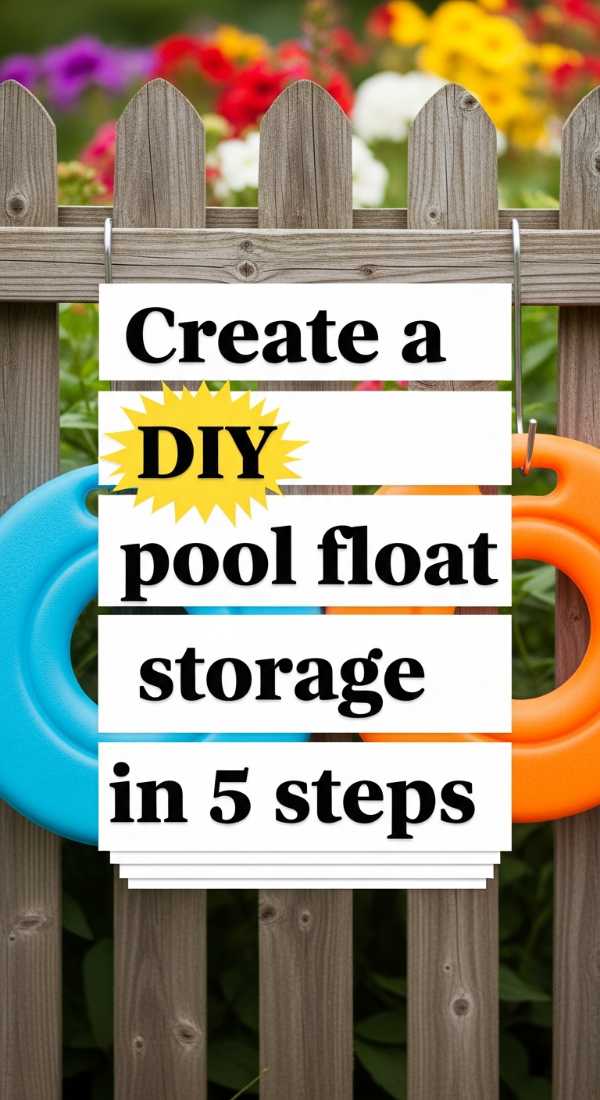 Create A Diy Pool Float Storage In 5 Steps 69fdc28dddc68