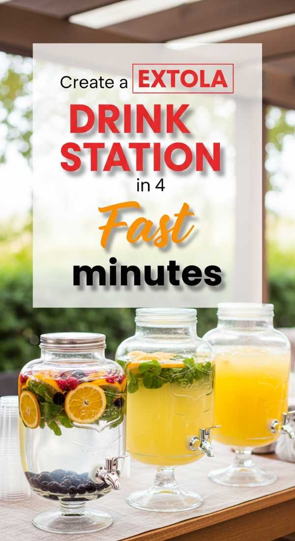 Create A Drink Station In 4 Minutes 69faead7a04ef