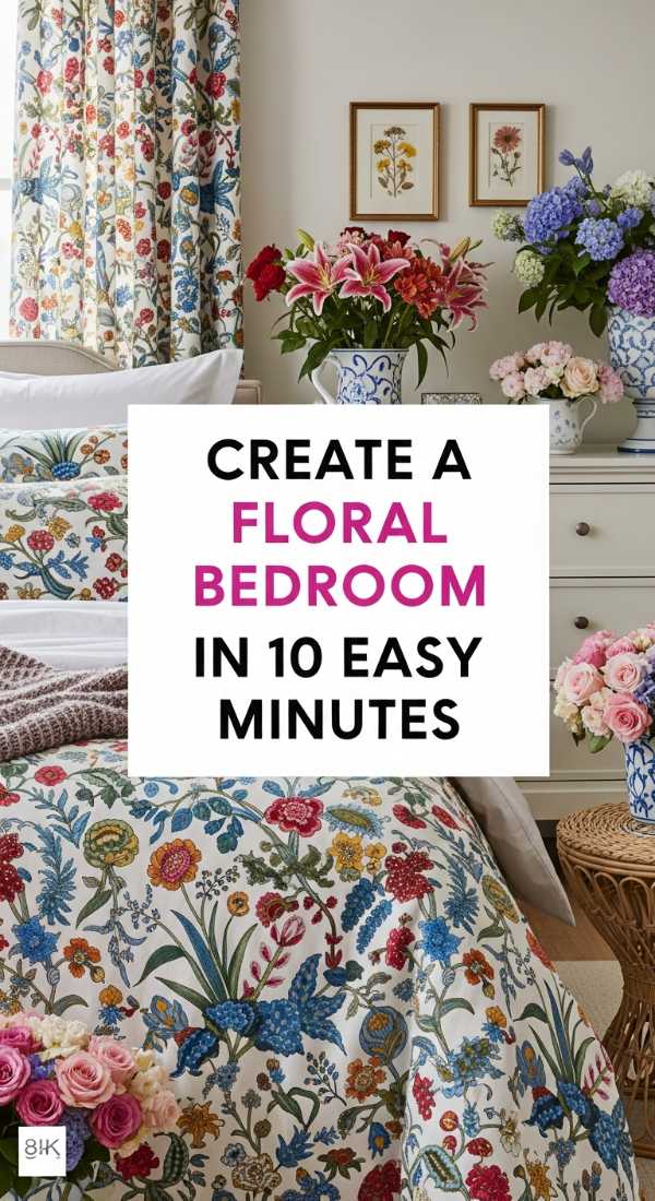 Create A Floral Bedroom In 10 Easy Minutes 69fdc28c52c5d