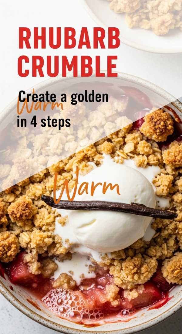 Create A Golden Rhubarb Crumble In 4 Steps 69f71b1200af1