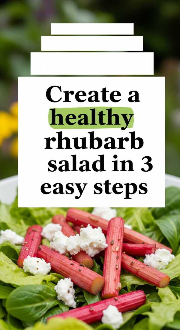 Create A Healthy Rhubarb Salad In 3 Easy Steps 69fd8caf302f5