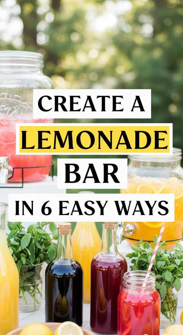 Create A Lemonade Bar In 6 Easy Ways 6a06cff1dc35e