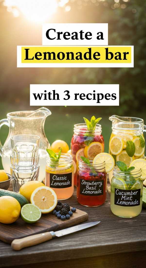 Create A Lemonade Bar With 3 Recipes 6a070b71519e8