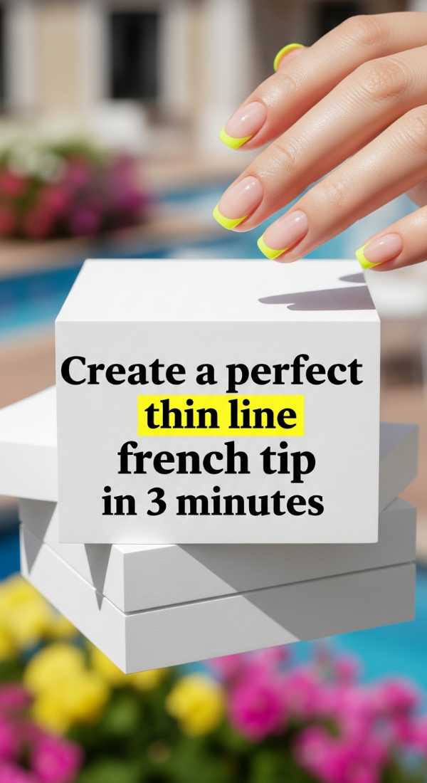 Beyond the White Stripe: 7 Edgy French Tip Variations for the Minimalist Muse Create A Perfect Thin Line French Tip In 3 Minutes 6a1a98498b6d1