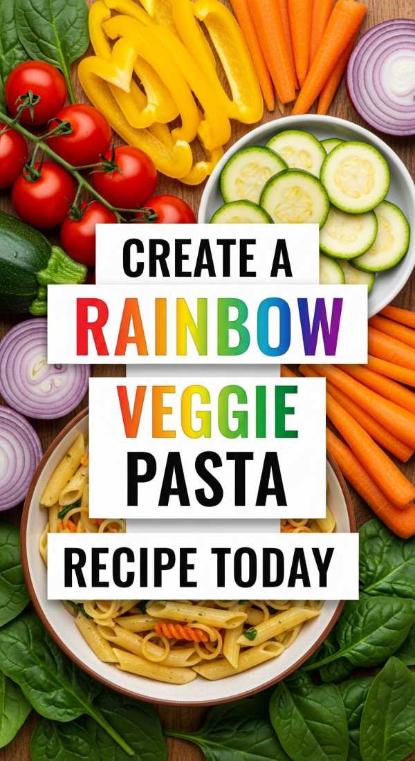 Create A Rainbow Veggie Pasta Recipe Today 6a1097baf3503