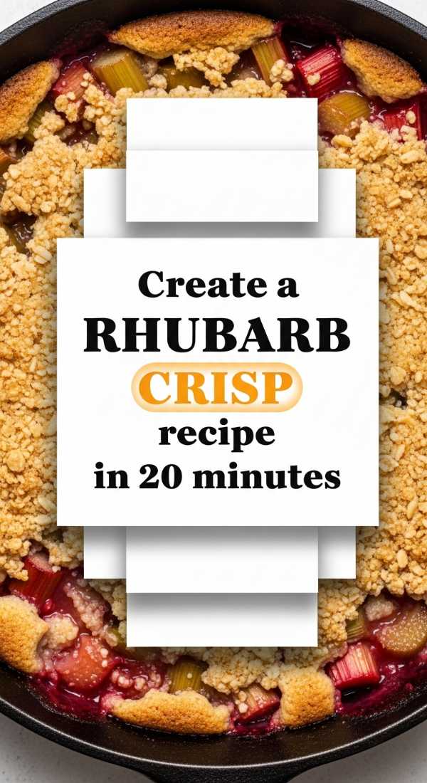 Create A Rhubarb Crisp Recipe In 20 Minutes 69f47c709e919