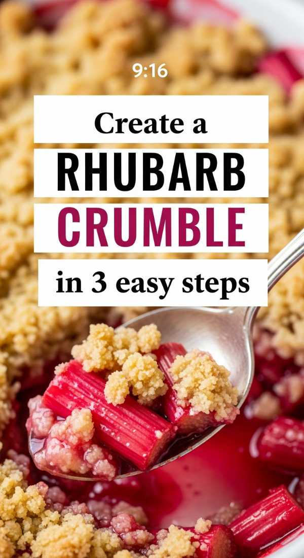 Create A Rhubarb Crumble In 3 Easy Steps 69f4475ac6f5a