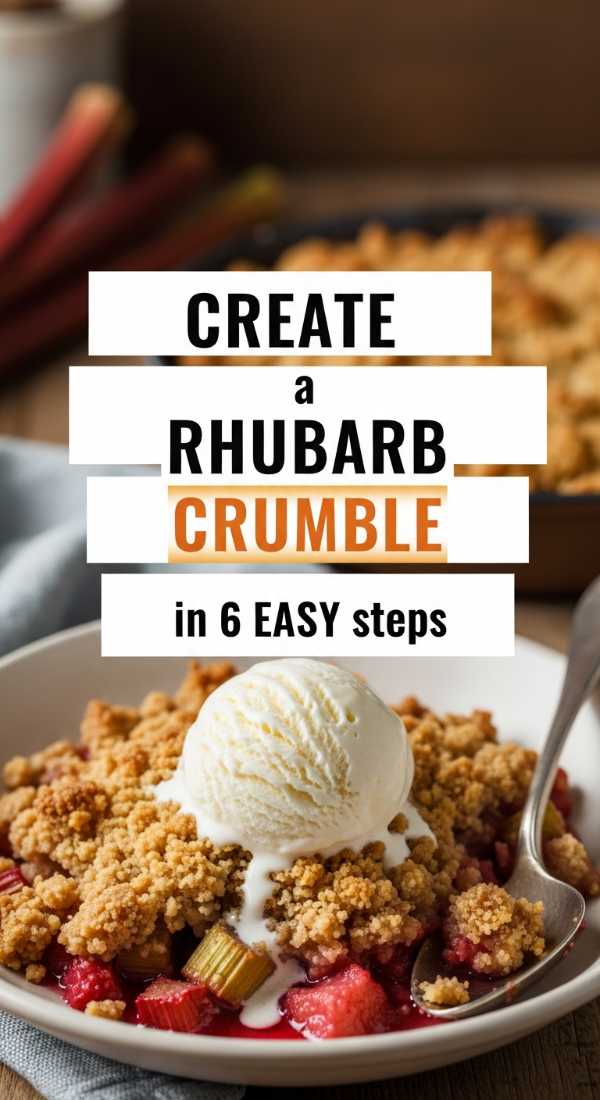 Create A Rhubarb Crumble In 6 Easy Steps 6a001a9923929