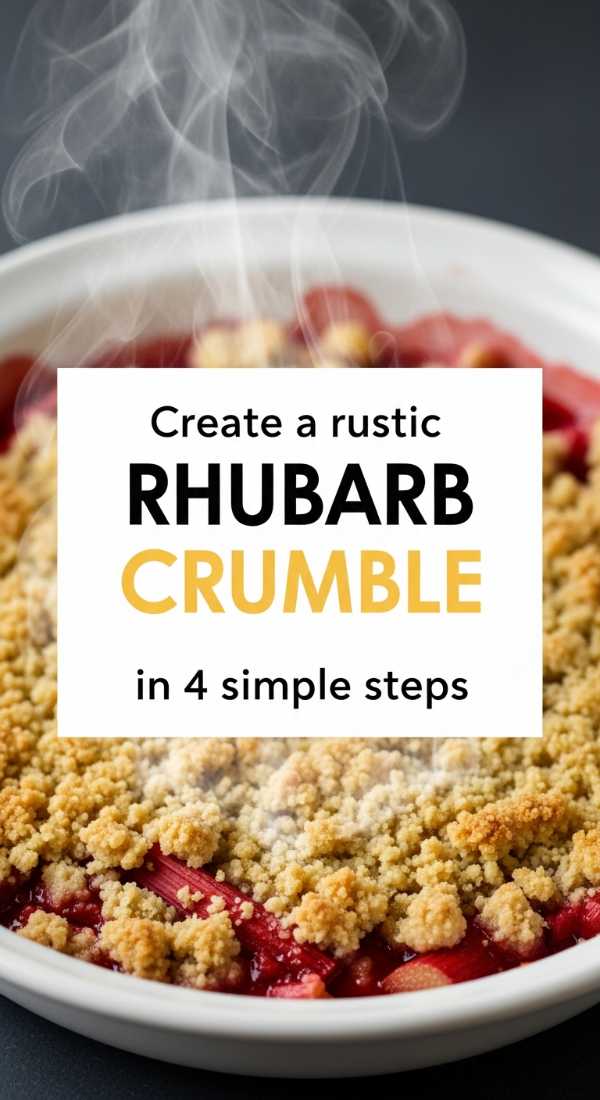 Create A Rustic Rhubarb Crumble In 4 Simple Steps 69fd8aafddccf