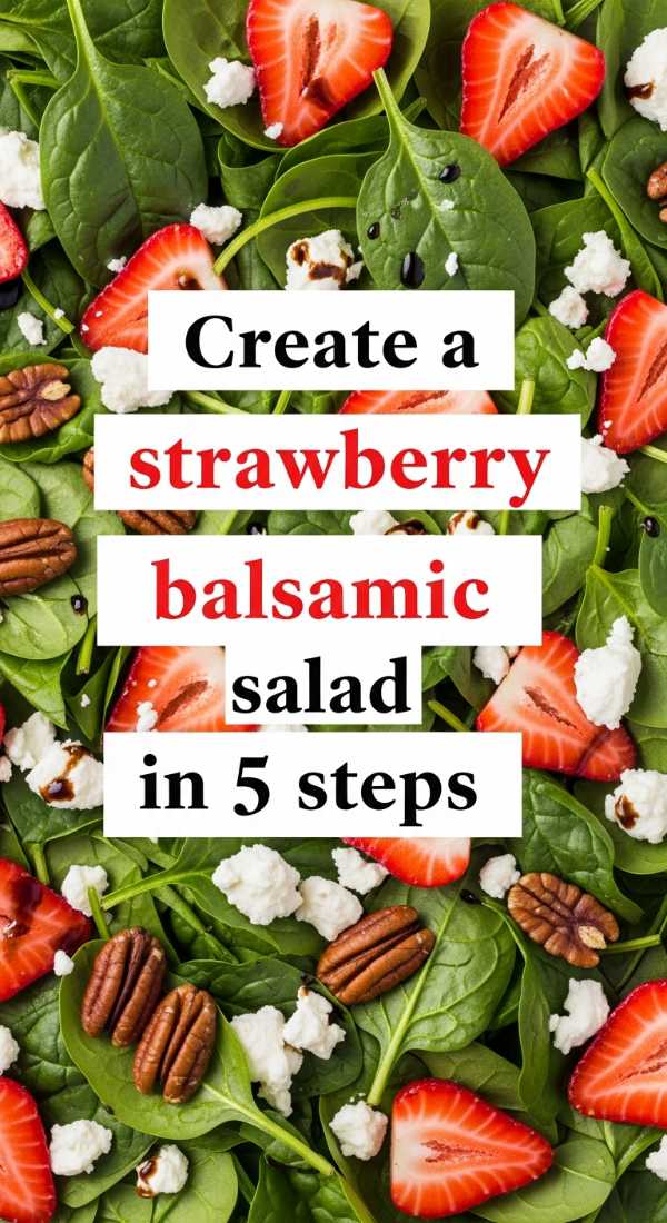 Bold Colors and Fresh Vibes: The Ultimate Summer Kitchen Makeover Create A Strawberry Balsamic Salad In 5 Steps 69fc191abefbf