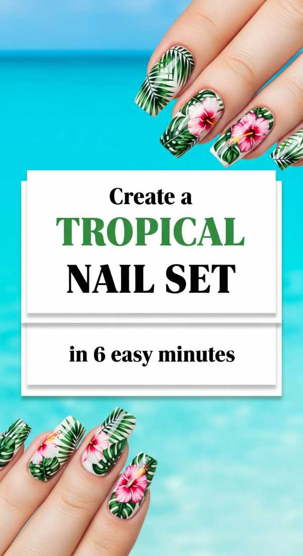 Create A Tropical Nail Set In 6 Easy Minutes 69ff5954b55f2