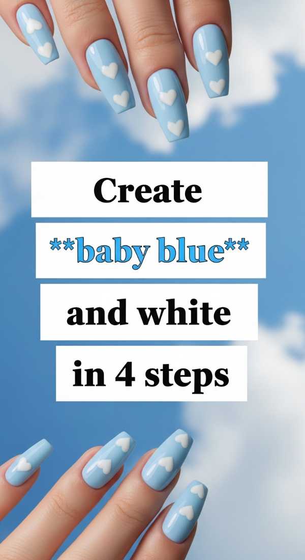 Create Baby Blue And White Nails In 4 Steps 69f4c31f4f7b4