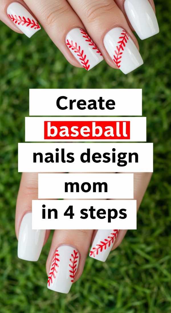 Create Baseball Nails Design Mom In 4 Steps 6a033a1e4b32f