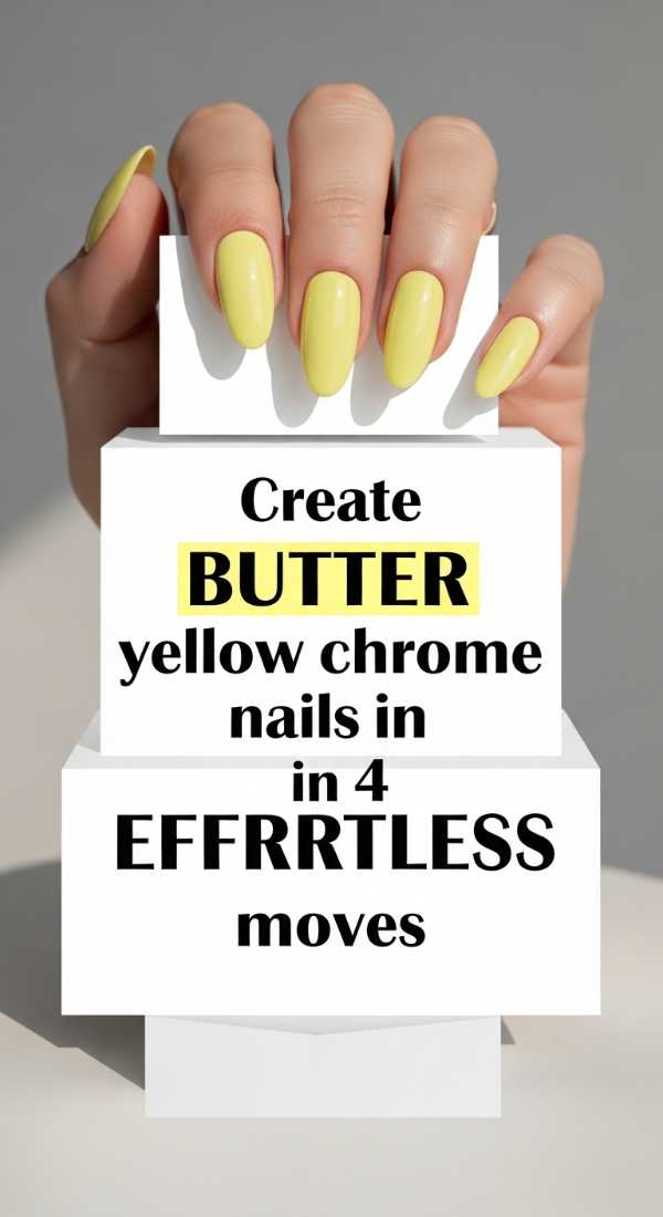 Create Butter Yellow Chrome Nails In 4 Effortless Moves 69ff5945d160d
