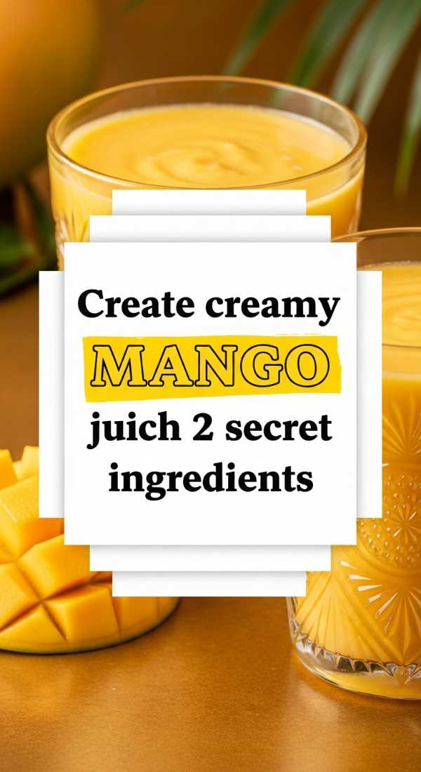 Create Creamy Mango Juice With 2 Secret Ingredients 69fc18fe3f828