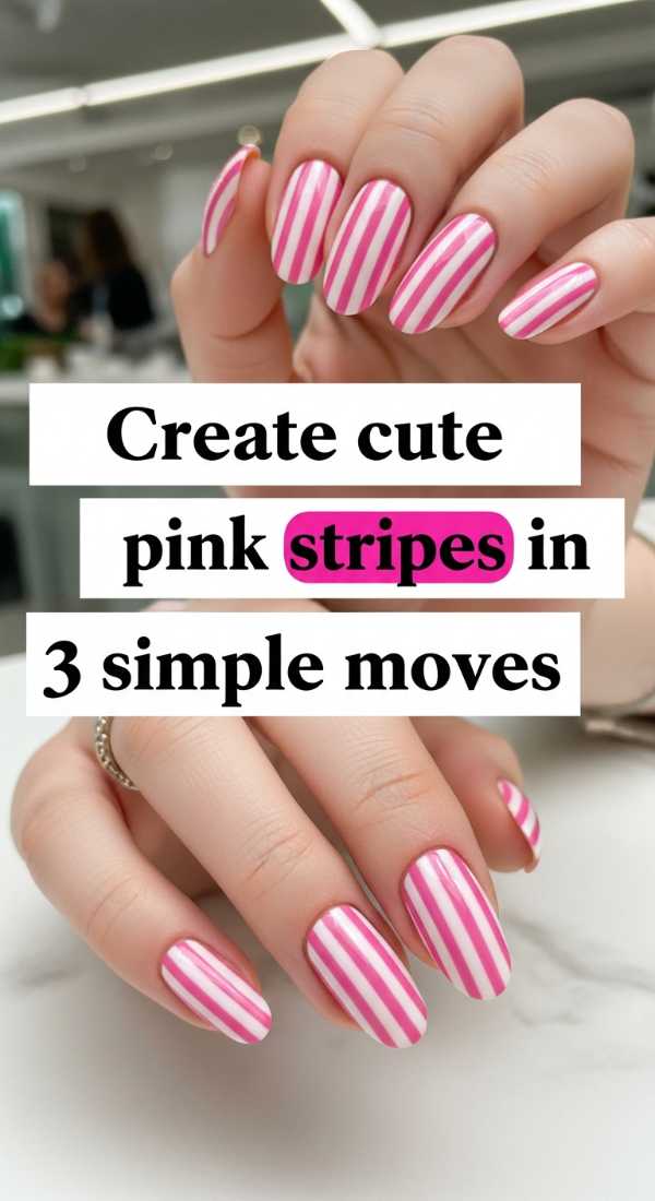 Create Cute Pink Stripes In 3 Simple Moves 69fb9761424d5
