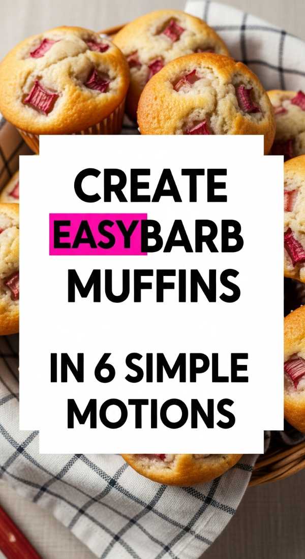 Create Easy Rhubarb Muffins In 6 Simple Motions 69fd8ca4b100f