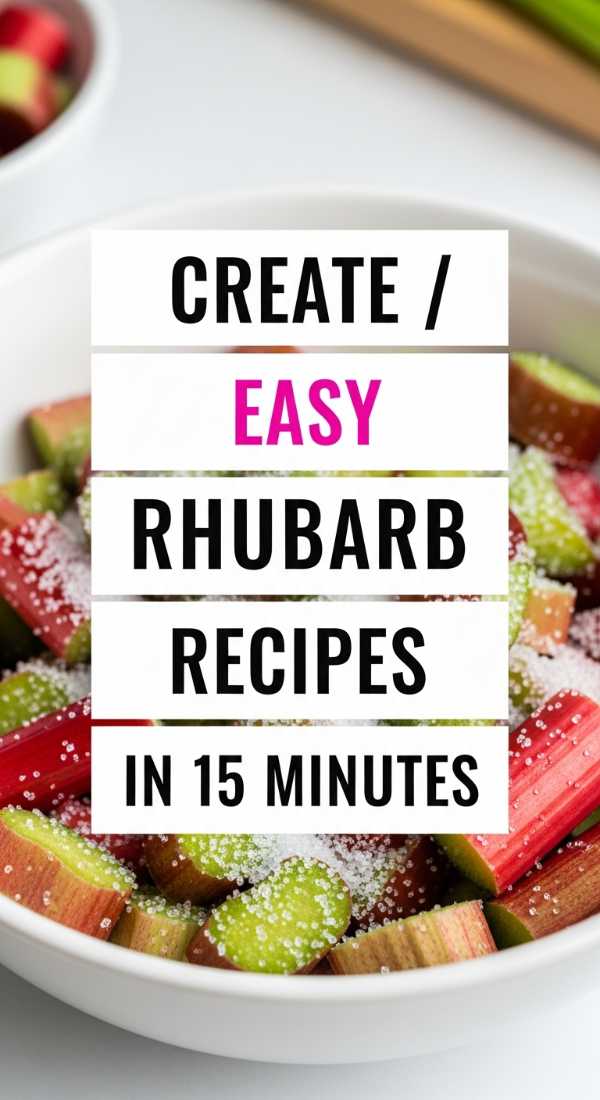 Red & Radiant: The Definitive Guide to Cooking with Rhubarb and Strawberries Create Easy Rhubarb Recipes In 15 Minutes 69fd8ca73874e