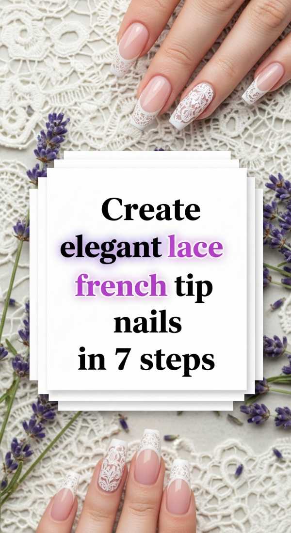 Create Elegant Lace French Tip Nails In 7 Steps 6a1a999646860