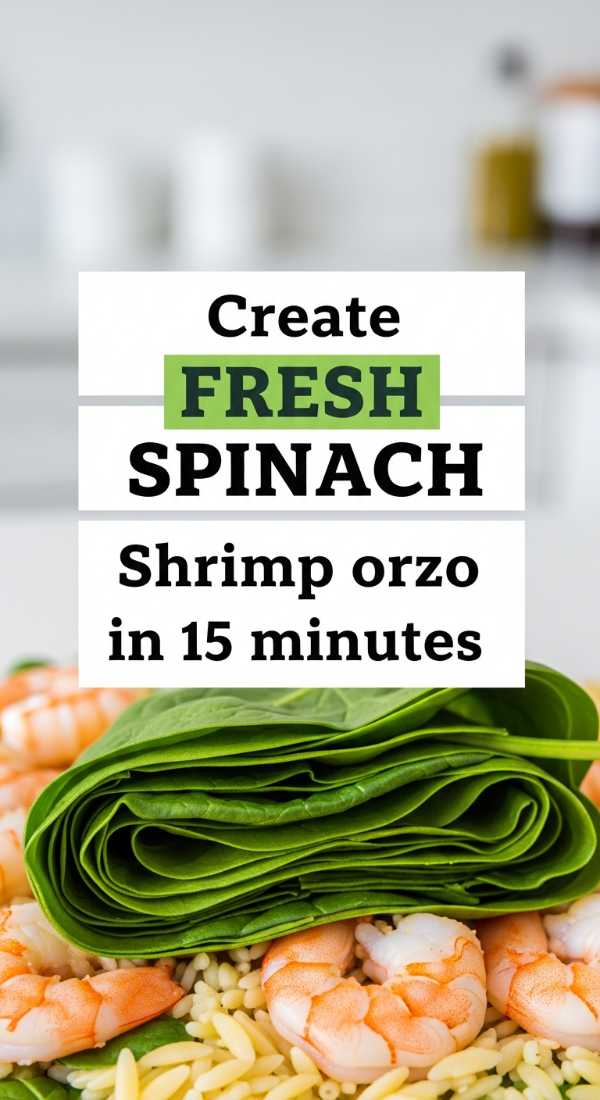 Create Fresh Spinach Shrimp Orzo In 15 Minutes 69f47a0984885