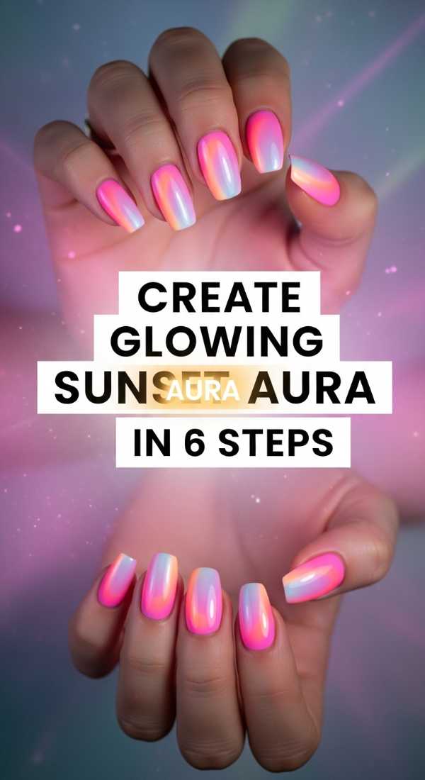 Create Glowing Sunset Aura Nails In 6 Steps 6a059f9a5646d