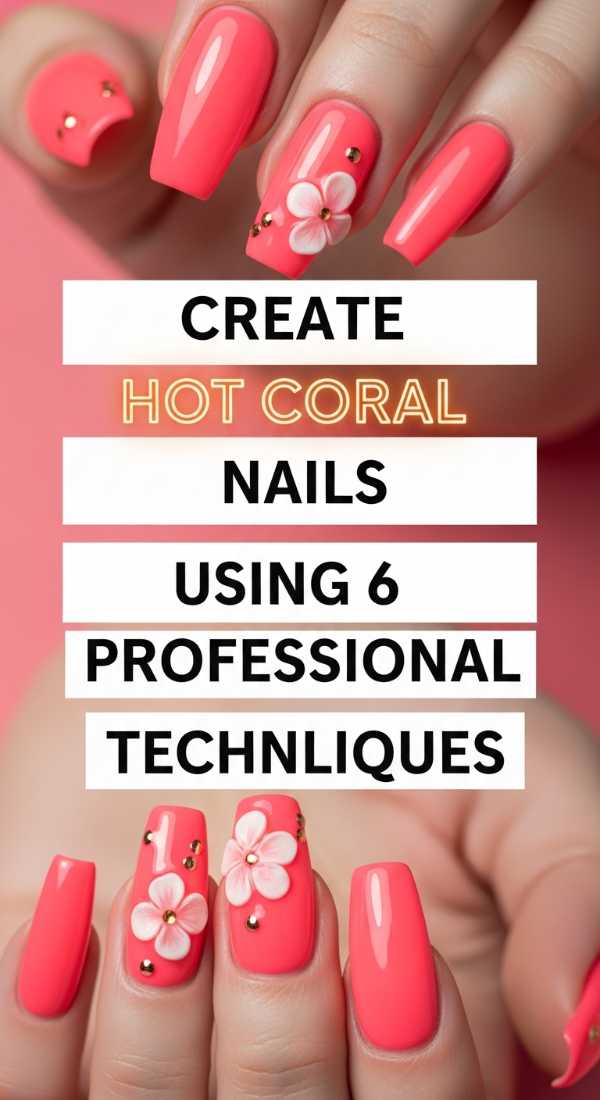 Polish & Perfection: Your Ultimate Guide to Trendsetting Nail Art Create Hot Coral Nails Using 6 Professional Techniques 69ff5aa4bc06f