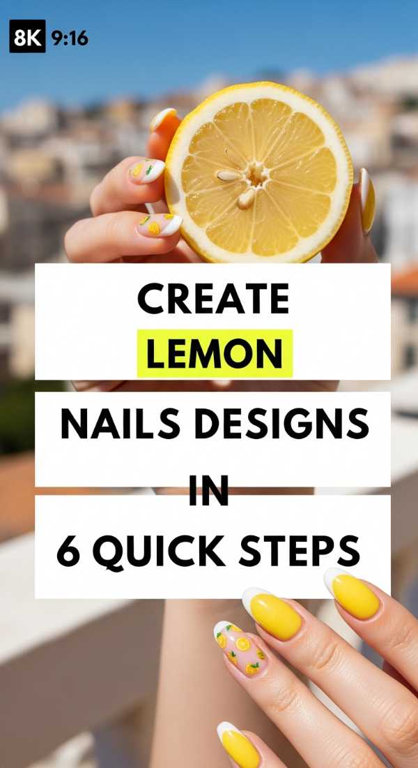 Create Lemon Nails Designs In 6 Quick Steps 6a0597b4e4d04