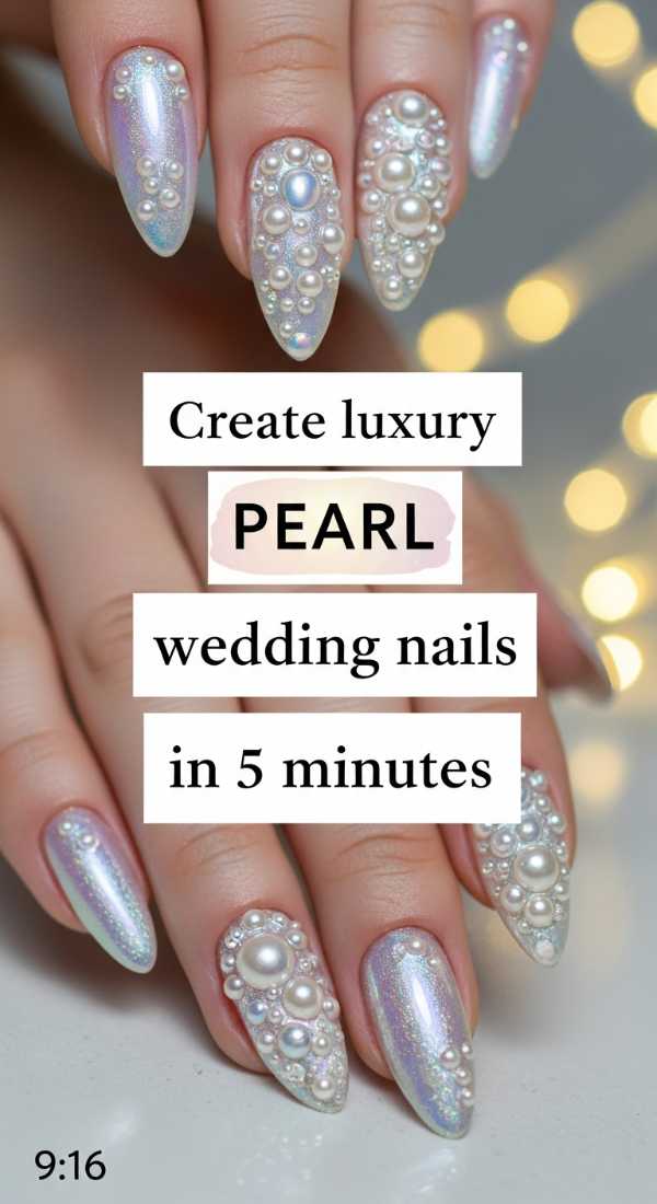 Create Luxury Pearl Wedding Nails In 5 Minutes 6a021e6e017a6