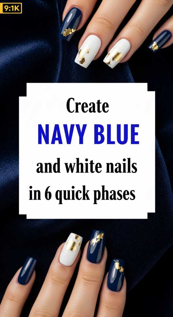 Create Navy Blue And White Nails In 6 Quick Phases 69f4c116c15eb