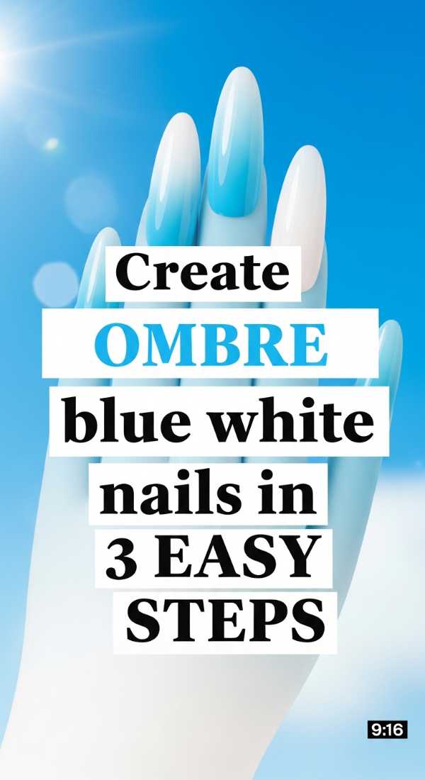 Create Ombre Blue White Nails In 3 Easy Steps 69f4c327990e4