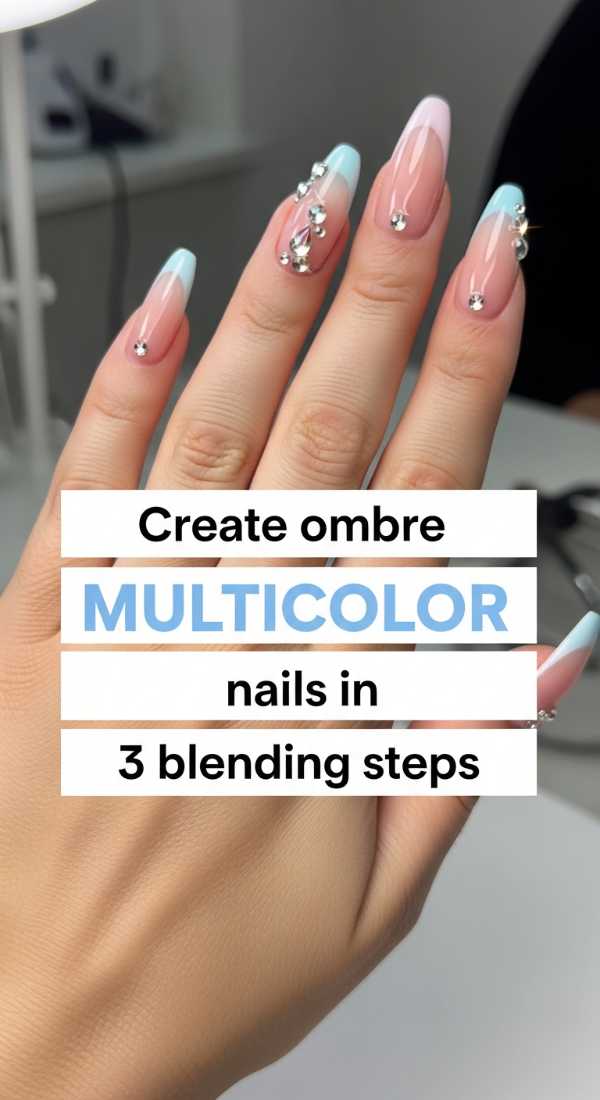 Create Ombre Multicolor Nails In 3 Blending Steps 6a0f0b92b2e3f