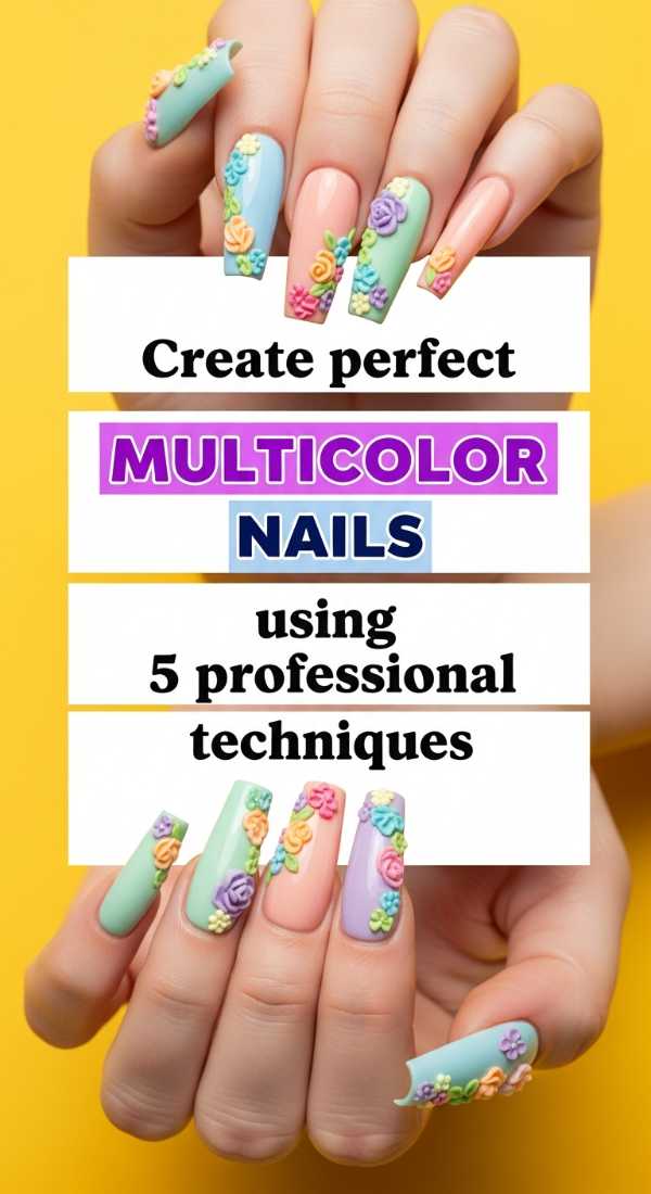 Create Perfect Multicolor Nails Using 5 Professional Techniques 6a0f0bb446b40